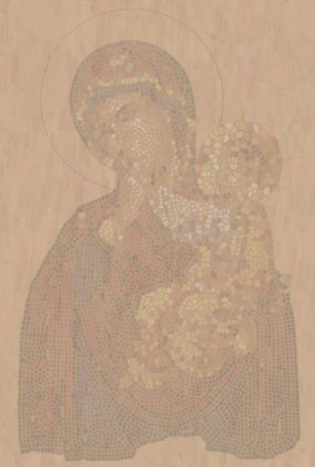 Icon of Jesus and Mary